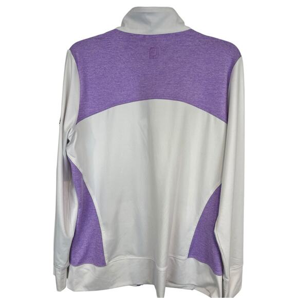 FOOTJOY Women Full Zip Panel Pocket Midlayer Size L Sweatshirt Jacket NEW - Picture 5 of 15